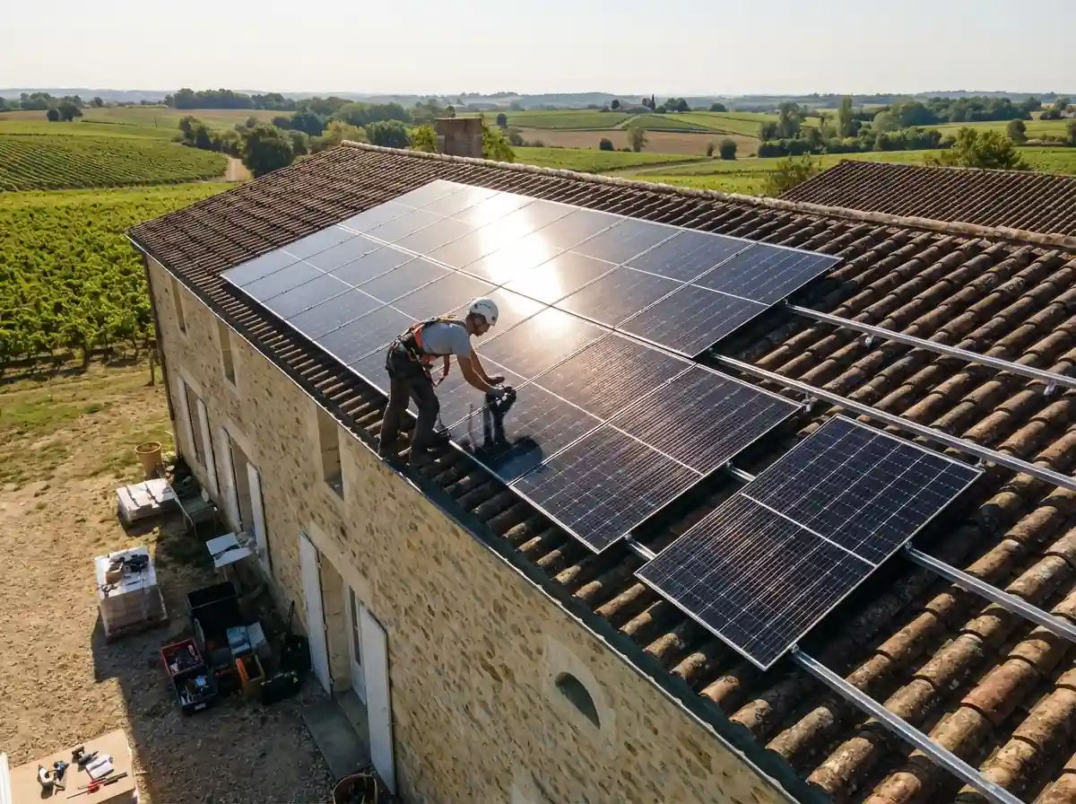 Installation de Panneaux Solaires Grignols